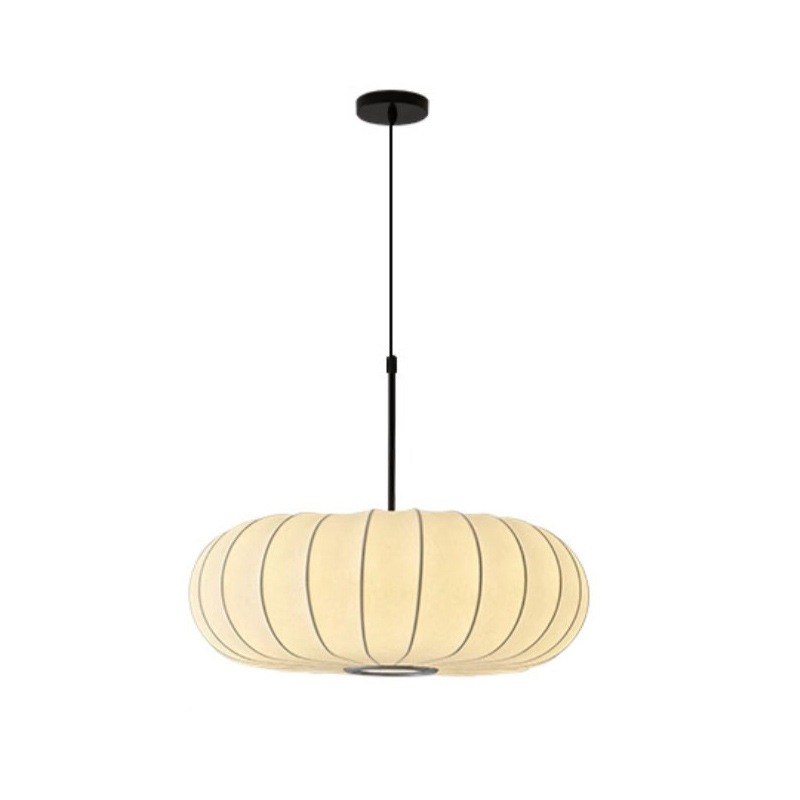 OGS-NS20A (1) Silk Pumpkin Chandelier Wabi-sabi Style Restaurant Tea Room Living Room Bedroom - Image 1