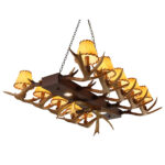 American Country Retro Simple Rural Single Lighting Antler Large Modern Chandelier