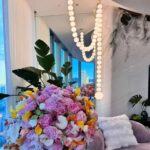 French duplex staircase pendant light, cream style restaurant lamp, designer vintage pearl necklace, living room background wall lamp - Image 3