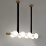 Glass Pendant Lamp Interior Decorative Lights Home Living Room Bedside Hanging Lighting - Image 5