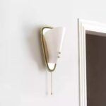Wall lamp bedroom bedside lamp with zipper switch corridor passage living room sofa background wall lamp - Image 2