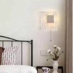 Square glass wall lamp - Murano bedroom bedside lamp - Living room sofa background wall lamp - Image 6