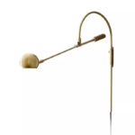 Postmodern creative rotating living room wall lamp artistic bedside lamp for bedroom  study designer Nordic minimalist background wall lamp