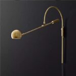 Postmodern creative rotating living room wall lamp artistic bedside lamp for bedroom  study designer Nordic minimalist background wall lamp - Image 3