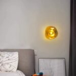 Personalized background wall decorative lamp Nordic living room lamp Bedroom bedside lamp Creative staircase lamp Bar wall lamp Lava wall lamp Glass lamp - Image 5