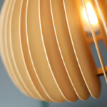 Modern Bamboo Pendant Lamp Wooden Hanging Lighting Chandelier For Restaurant - Image 4