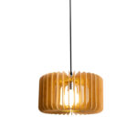 Oriental Style Bamboo Pendant Light Wood Suspension Lantern For Parlor Home Decor Lighting